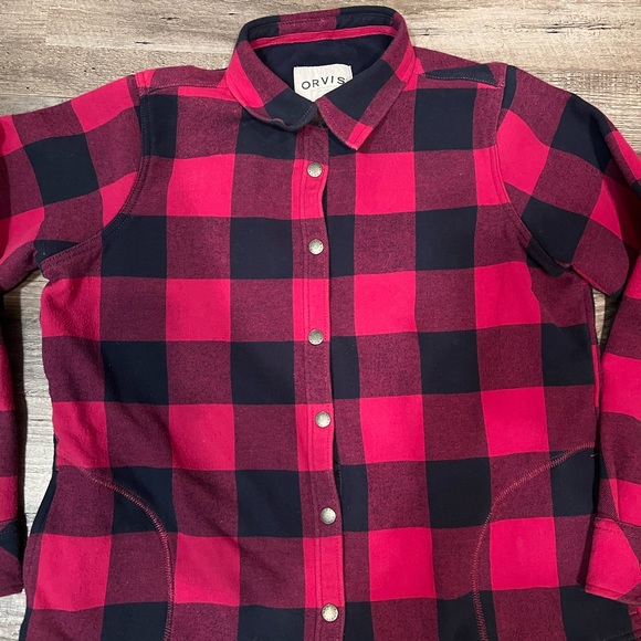 Orvis Flannel Button up Jacket - Picture 2 of 3